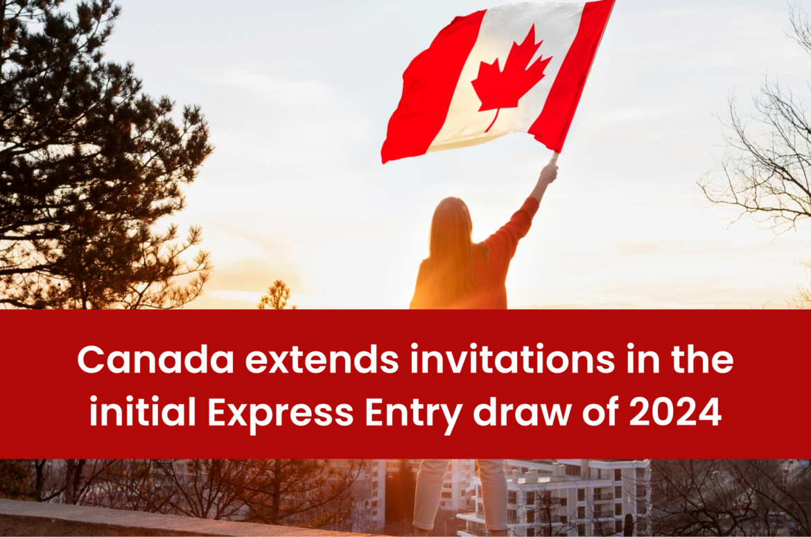 Canada extends invitations in the initial Express Entry draw of 2024